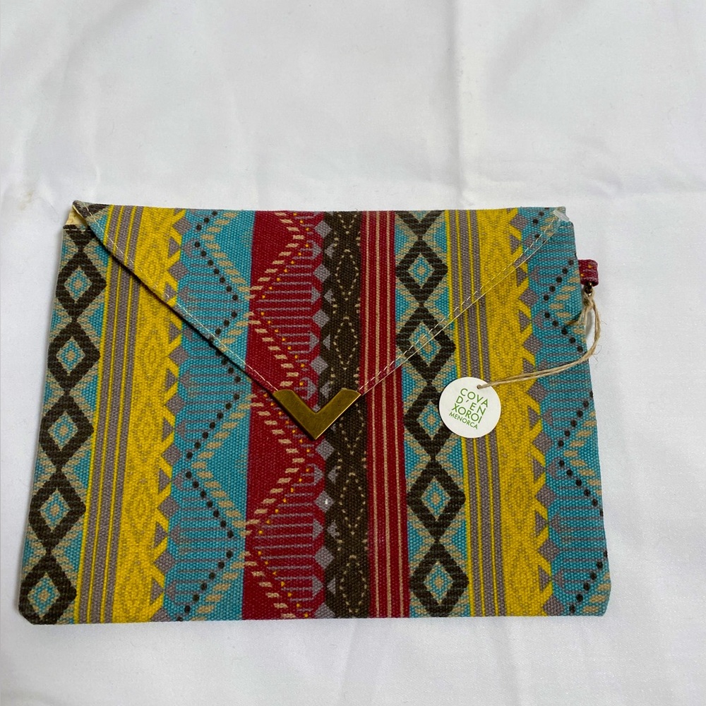 NWT Beautiful Clutch, Made in Menorca